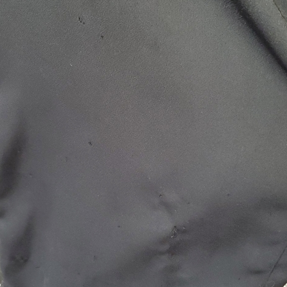 High side-slit, Black open coat - Picture 4 of 9